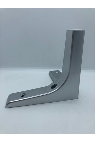 Karakoçaksesuar Plastik,14x15x15 Cm Gümüş Koltuk,Berjer,Mobilya Ayağı (4 Adet)