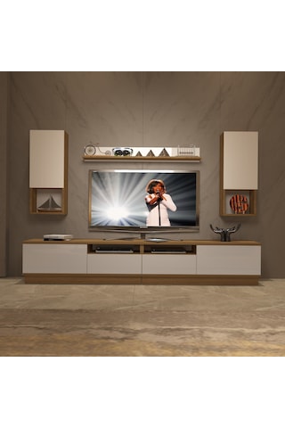 Decoraktiv Trendstyle 5220das Mdf Tv Ünitesi Tv Sehpası Pera - Beyaz