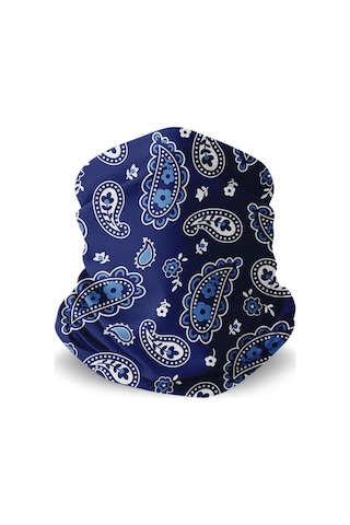 Musclecloth Çok Amaçlı Boyunluk Blue Pateh Mavi