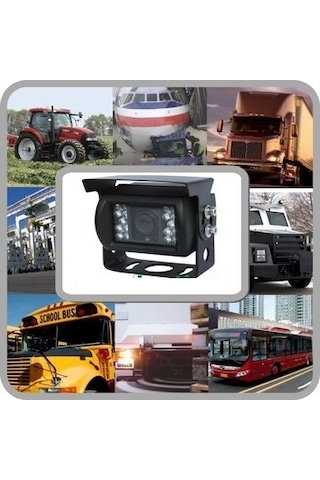 Otobüs Kamyon İş Makinesi Traktör Biçer Döver Kamera 7 Inç