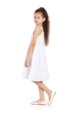 Xo Kids Kız Çocuk Elbise 4-8 Yaş 78502 Beyaz