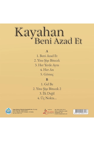 Kayahan - Beni Azad Et Plak
