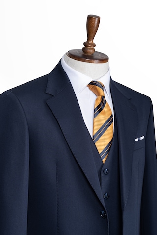 İlayda Emir Luxury, İtalyan Kesim, Slim Fit, Blazer, Erkek Takım Lacivert