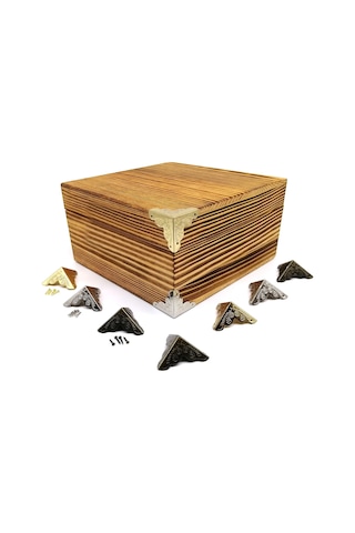 12 Adet Tepeli Kuyruk Tam Kapak Çivi Deliği Üç Taraflı Demir