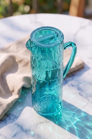 Storeşahin Arkilik Allegra 1,5 Lt Aquamarin Sürahi Buzdolabı Kapak Rafına Sığar Shn0720