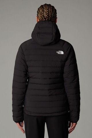 The North Face Kadın Belleview Stretch Down Hoodie Mont Siyah 001