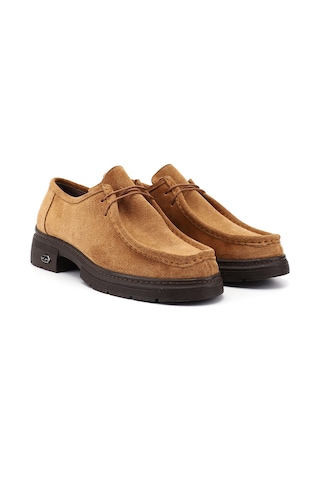 Gönderi R Kadın Taba Süet Bağcıklı Hakiki Deri Comfort Ayakkabı Ddza55945532 Taba Süet