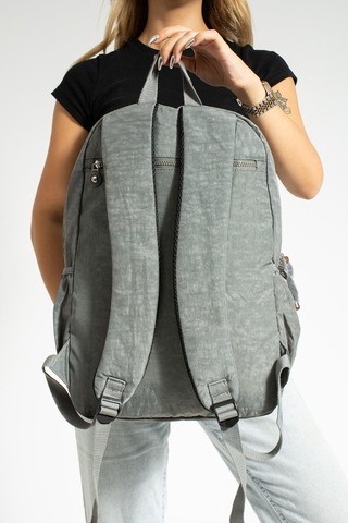 Ultra Hafif Çok Cepli Su Geçirmez Sırt Çantası Unisex Gri Model: 571-1d - Gri