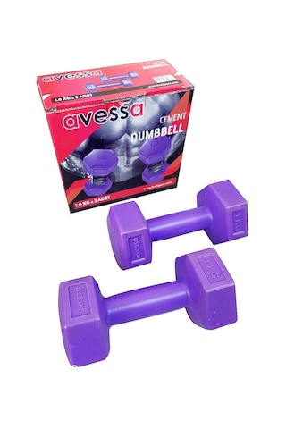 Avessa Plastik Dumbell Set 2 Adet 1 Kg