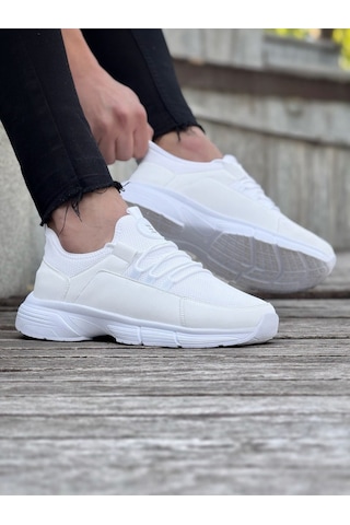 Erkek Sneaker Günlük Spor Ayakkabı-104 Beyaz