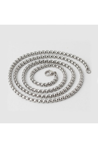 Chavin Gri 60 Cm. 3 Mm. Erkek Çelik Zincir Dr01 (478253903) Beyaz
