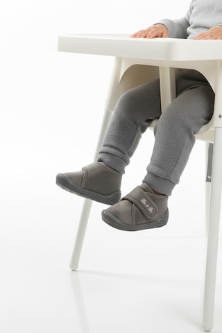 Ayakmod Gri Süet Cırtlı Bebek Panduf Ba&ba 058989 B Gri