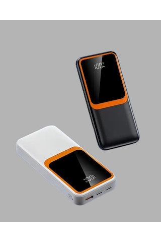 10000 Mah Taşınabilir Powerbank - Çift Çıkışlı Type-c Ve Lightning Uyumlu Çok Renkli