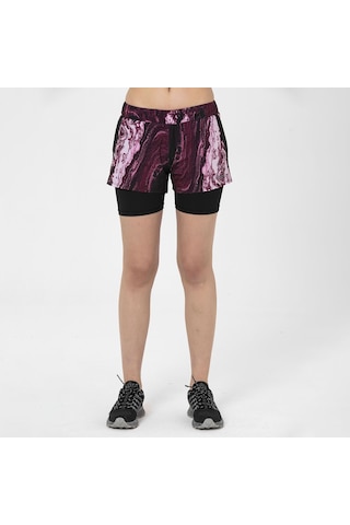 Merrell Merrell Kadın Koşu Şortu Reach P Beyaz/siyah/gri 27055 Bordo