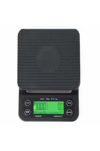 Hassas Kahve Tartısı Mat Siyah