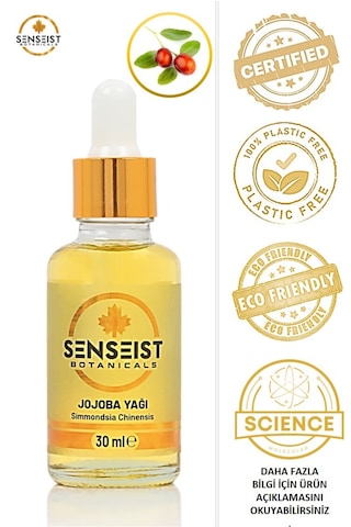 Senseist Botanicals Jojoba Yağı 30 Ml %100 Saf -sertifikalı