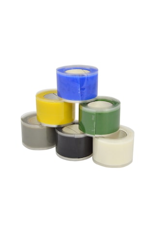 Mufunye Kano Ve Kayık Kamışları İçin Profesyonel Anti-kayma Silikon Tutamak Bandı - Otomatik Yapışkan Beyaz 2.5cm Genişlik