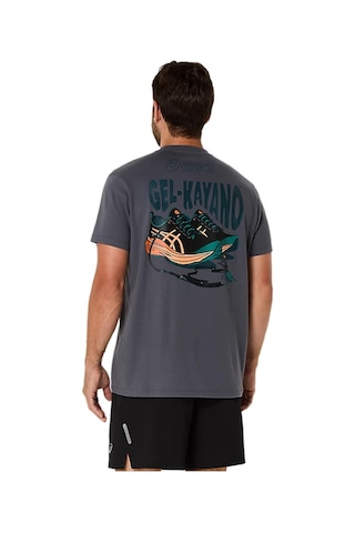 Asics Erkek Tişört Road Graphic Ss Tee 2031f026-021 Antrasit