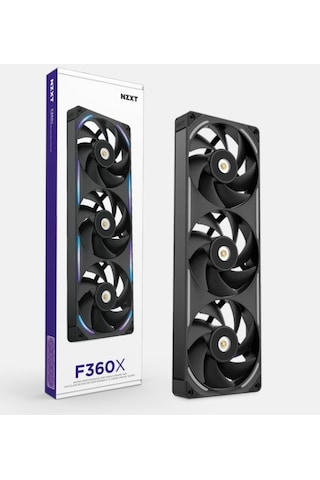Nzxt F360x Performance Rgb Fan Black Rf-u36pn-b1 Azaz0nzx0048