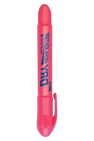 Jel Fosforlu Pembe Kalem İle Vurgulu Notlar Alın 124-Pembe