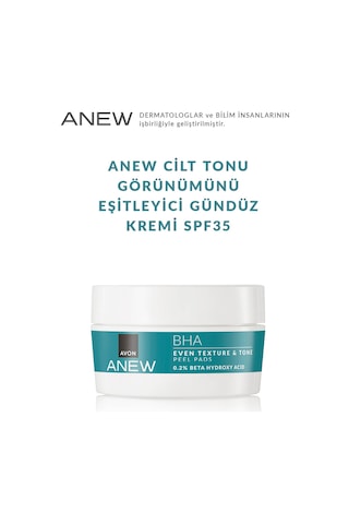 Avon Anew Bha Cilt Tonu Görünümünü Düzgünleştiren Peeling Etkili Ped 30'lu