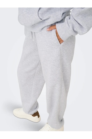 Only Onlbest Cuff Pant Swt Noos Kadın Eşofman Altı 15357504 Gri