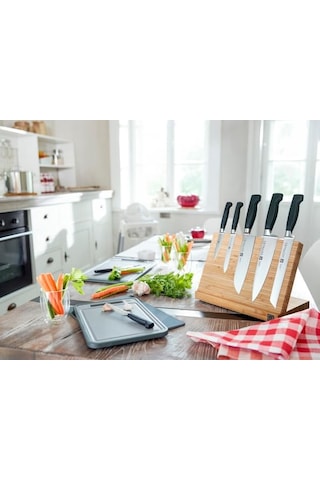 Zwilling Four Star 4'lü Biftek Bıçağı Seti, Paslanmaz Çelik, Siyah Sku: Smg8690010559531 Abanoz