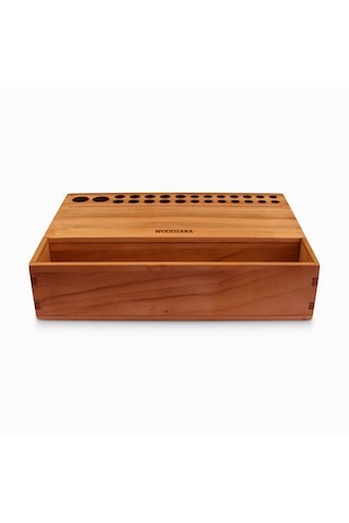 Woodsaka Reka Çekmeceli Kalemlik Organizer & Aksesuar Kutusu - Aç