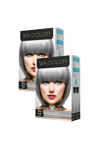 Sea Color 0.01 Saç Boyası Füme Gri 2 x 100 ML