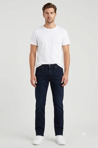 Levi's 511 Pamuklu Normal Bel Slim Fit Jeans Erkek Kot Pantolon -0032 Koyu Lacivert