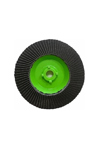 Flap Mermer Granit Cam Sc421X Ø115 Yeşil M14 Mermer Zımparası