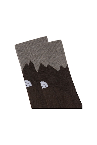 The North Face Mountaın Hıkıng Crew Sock Unisex Çorap Nf0a8egqfuc1 Kahverengi
