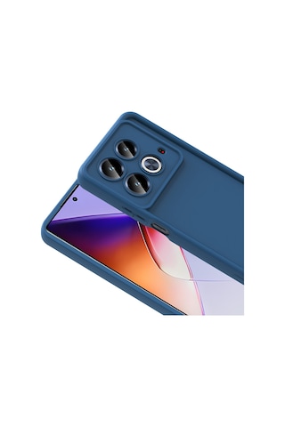 İnfinix Note 40 Pro Kılıf Kamera Korumalı Ananas Silikon Kapak Koyu Yeşil