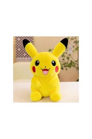 Büyük Boy Pikachu Peluş Oyuncak Pikaçu Oyuncak 35 Cm Sarı