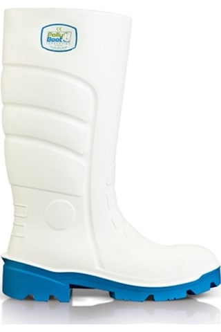 Polly Boot Galaxy 101 Beyaz Çelik Burunlu İş Çizmesi