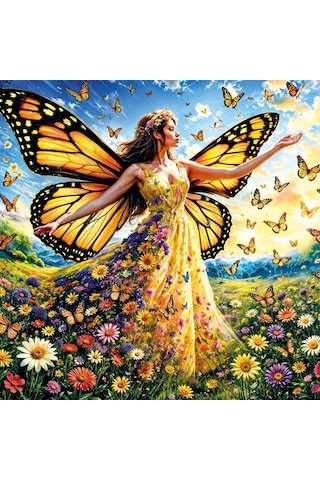20093 Puzzle 500 Lady Butterfly