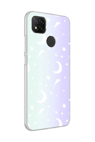 Redmi 9c Kılıf M-blue Desenli Kapak - Moon No4 Moon No4 Moon No4