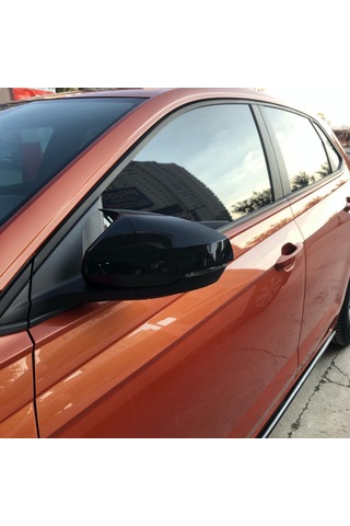 Volksvogen Polo Mk6 2018 Sonrası Batman Yarasa Ayna Kapağı Piano Black Abs Plastik