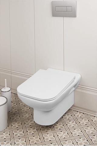 Housera Duroplast Slim Klozet Kapağı Beyaz