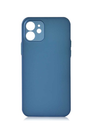 Apple Uyumlu iPhone 12 Kılıf Zore Slims Kapak-Saks Mavi