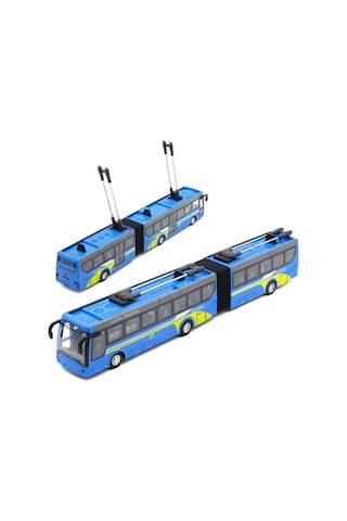 Ctoy Ht227 Uzaktan Kumandalı Körüklü Şehir Otobüsü 61984 Mavi Çok Renkli