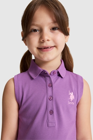 U.S. Polo Assn. Kız Çocuk Menekşe Elbise Örme 50325639-vr037 Menekse