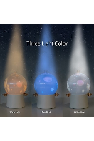 360 Dönen Led Gece Lambası: Romantik Müzik Kutusu İle Rahatlatıcı Yatak Odası Aydınlatması Diğer Diğer