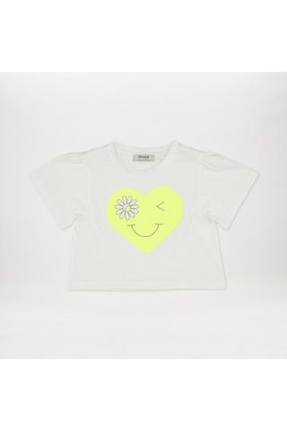 Panço Kız Çocuk Baskı Detaylı 2'li Takım Sarı 2411gk17001-4478 001