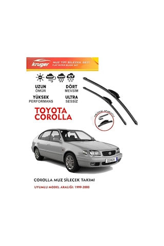 Toyota Corolla Terra Muz Muz Silecek Takımı 1.4 1.6 Motor Araca Özel Aparat 1999 - 2001
