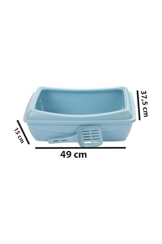 Açık Kedi Tuvaleti + Paspas + Taşıma Çantası 3'lü Set