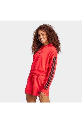 Adidas Is6997 W 3s Ft Cro Hd Kadın Sweatshirt Kırmızı