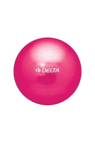 Delta 55 CM Fuşya Pilates Topu Pompa