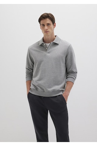 Mavi - Polo Yaka Gri Sweatshirt 0s10420-80018 Gri