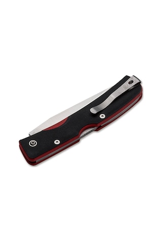 Manly Peak Cpm S-90v Red Two Hand Kamp Çakı Siyah - Kırmızı
